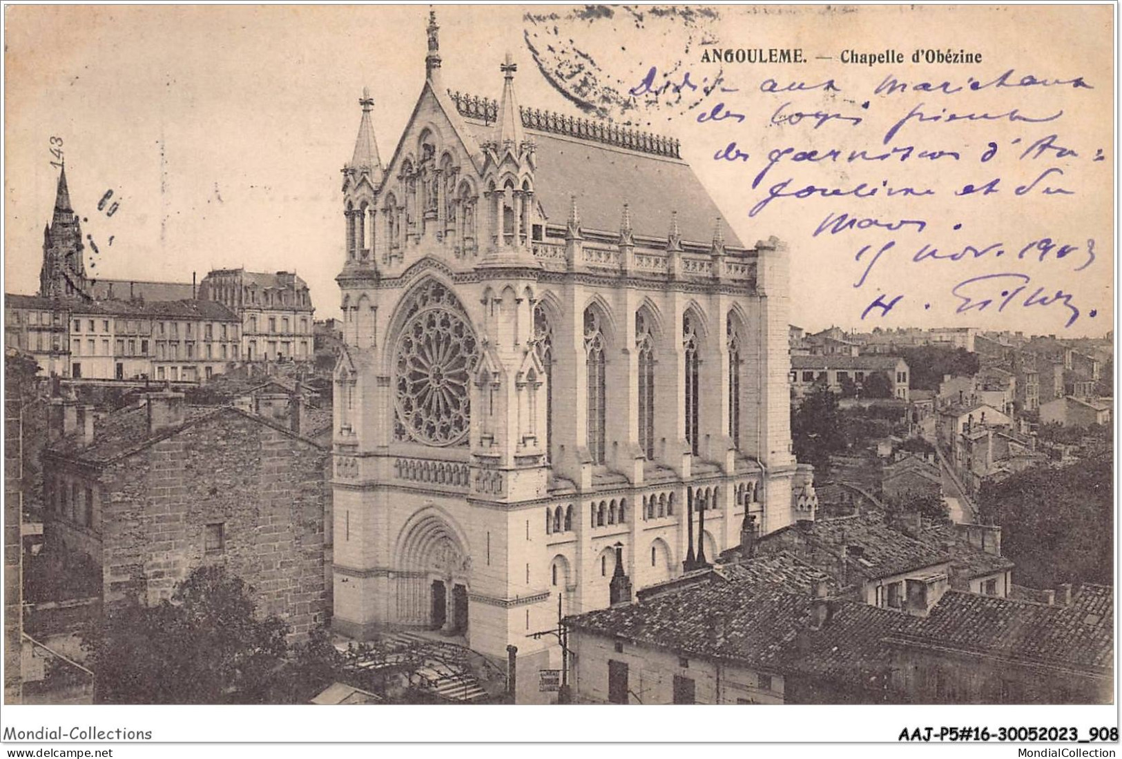 AAJP5-16-0418 - ANGOULEME - Chapelle D'Obézine - Angouleme