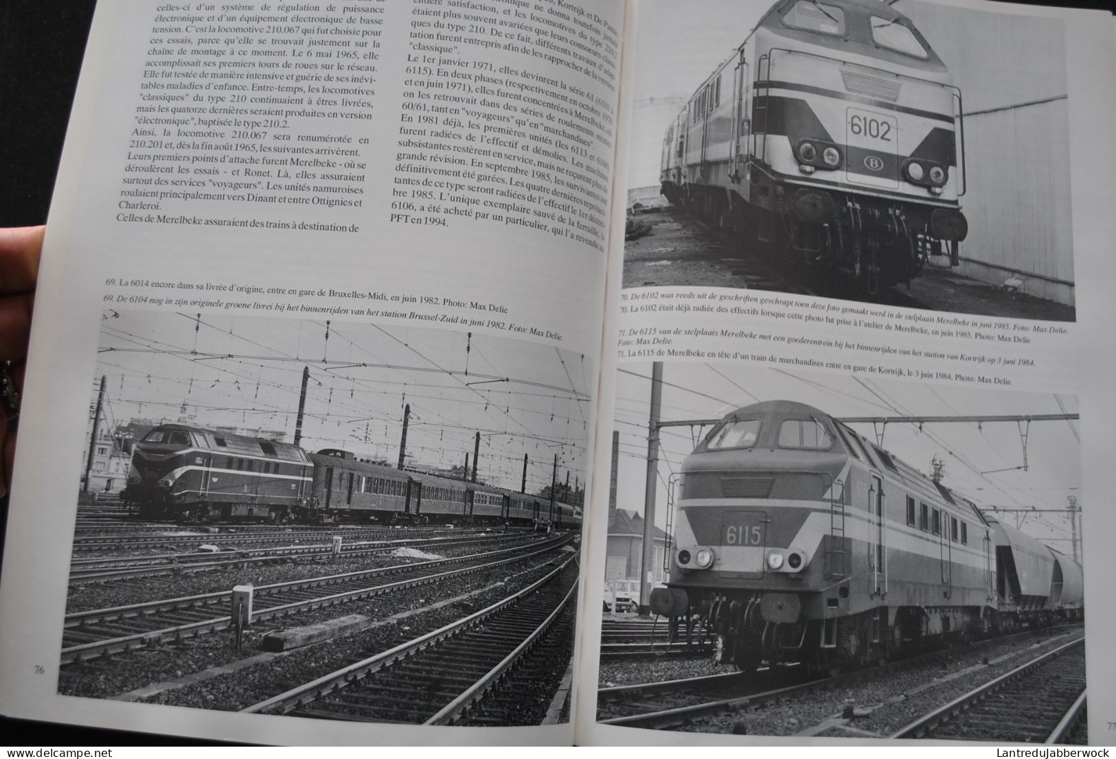 Max Delie DIESEL Chemins de fer Belge SNCB NMBS Train Locomotive Type 210 212 213 230 232 Série 50 52 53 60 62 65 1818