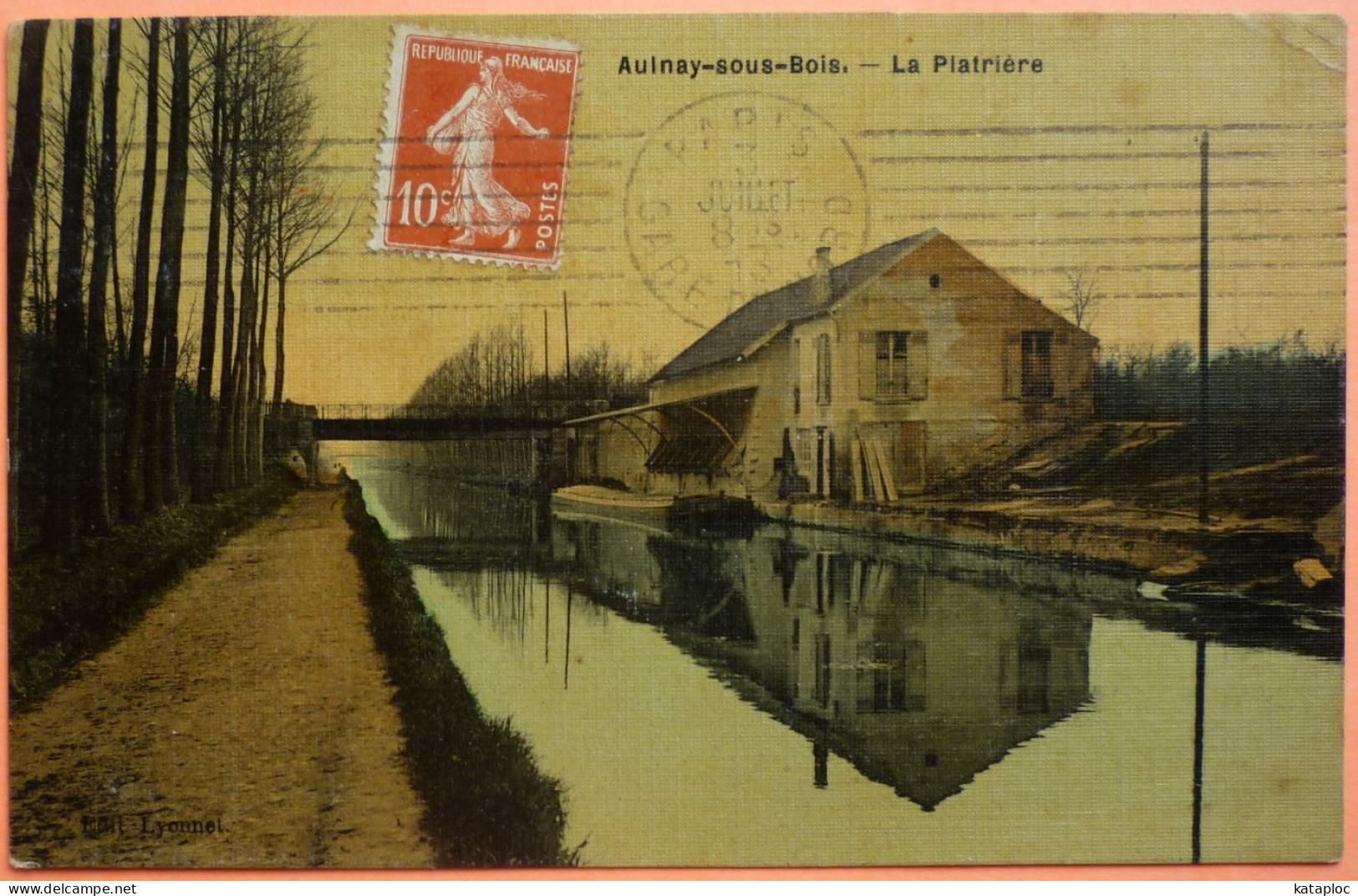 CARTE AULNAY SOUS BOIS - 93 - LA PLATRIERE - SCAN RECTO/VERSO-13 - Aulnay Sous Bois