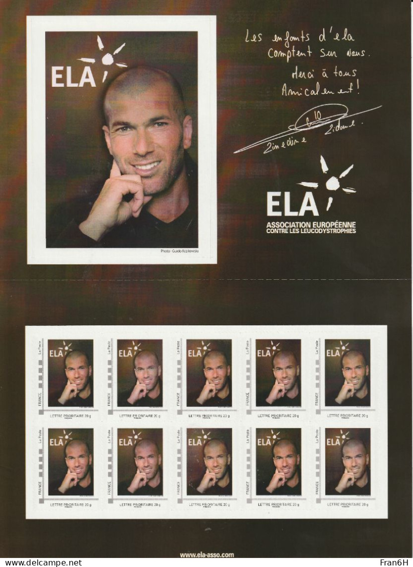 ELA Zidane - Neuf - Collector - Autoadhesif - Autocollant - - Collectors