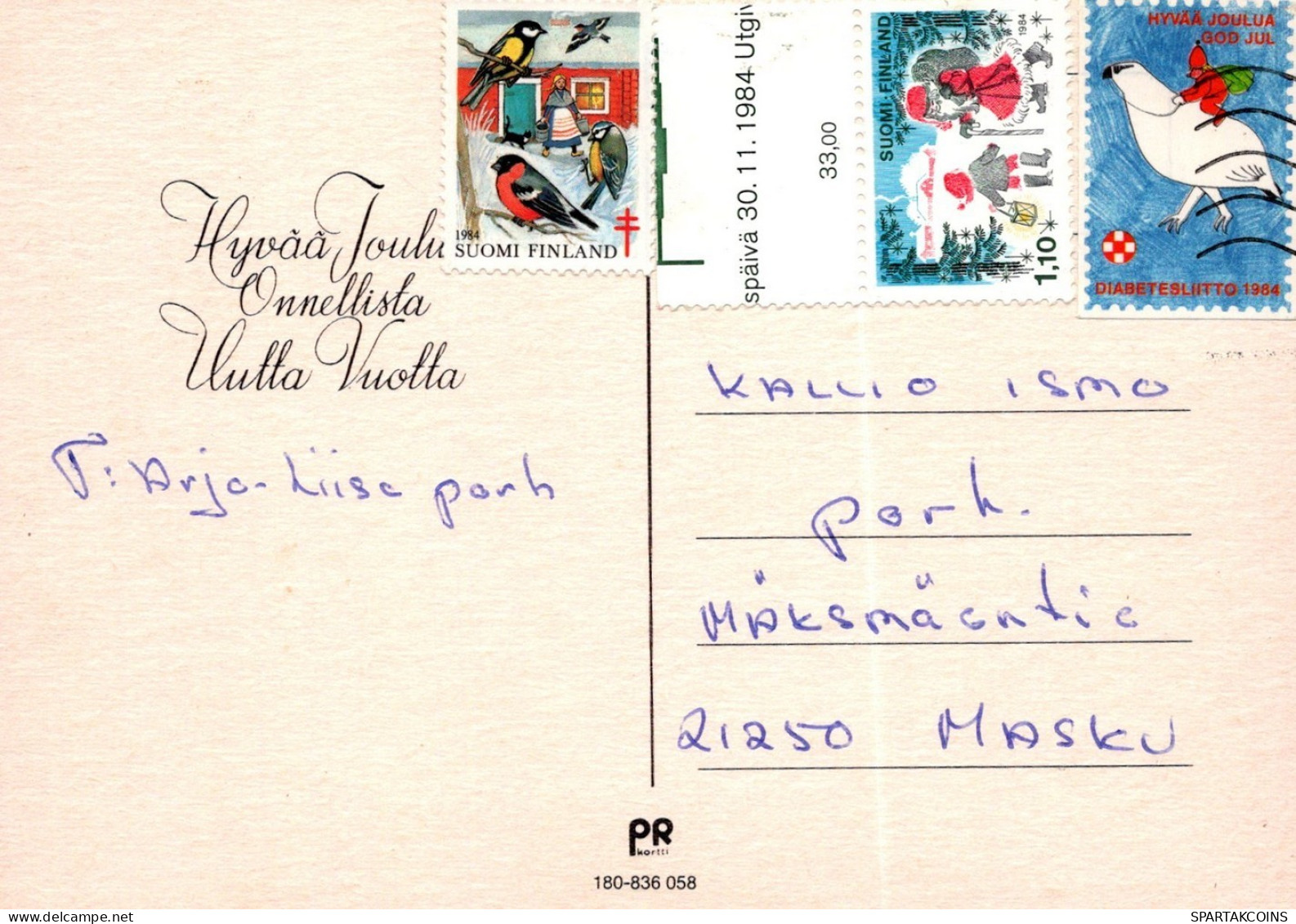 ENGEL WEIHNACHTSFERIEN Feiern & Feste Vintage Ansichtskarte Postkarte CPSM #PAG977.A - Engel