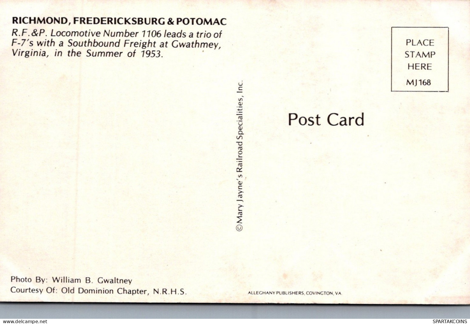 Transport FERROVIAIRE Vintage Carte Postale CPSMF #PAA625.A - Eisenbahnen