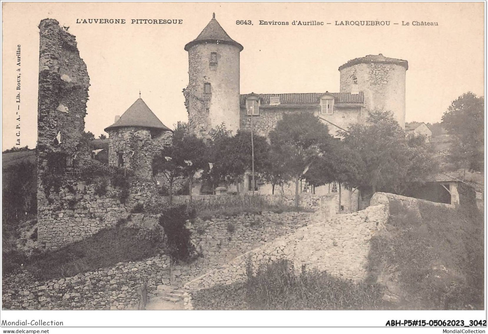 ABHP5-15-0436 - Environs D'AURILLAC - LAROQUEBROU - Le Château - Aurillac