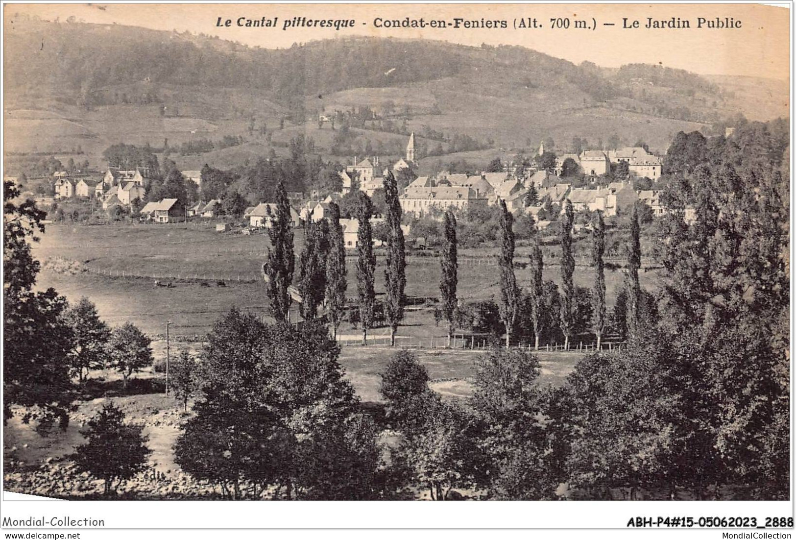 ABHP4-15-0359 - CONDAT-EN-FENIERS - Le Jardin Public - Condat