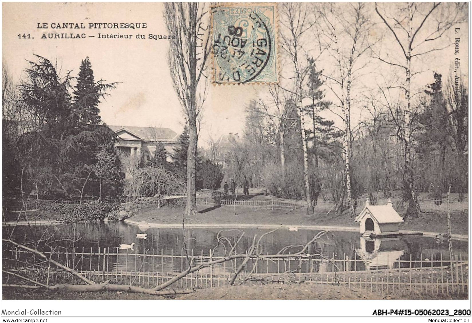 ABHP4-15-0315 - AURILLAC - Intérieur Du Square - Aurillac