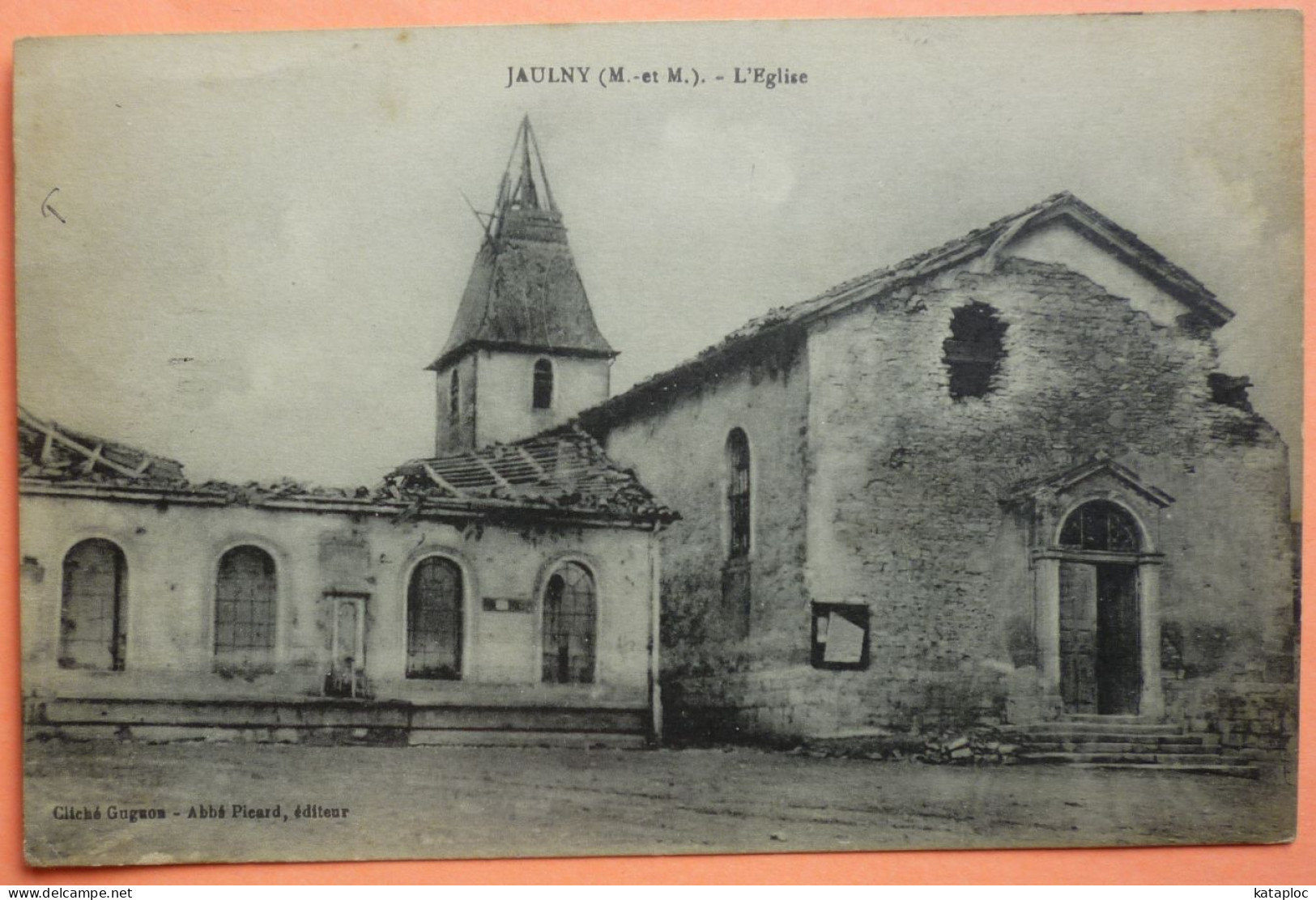 CARTE JAULNY - 54 - L' EGLISE - SCAN RECTO/VERSO-13 - Autres & Non Classés