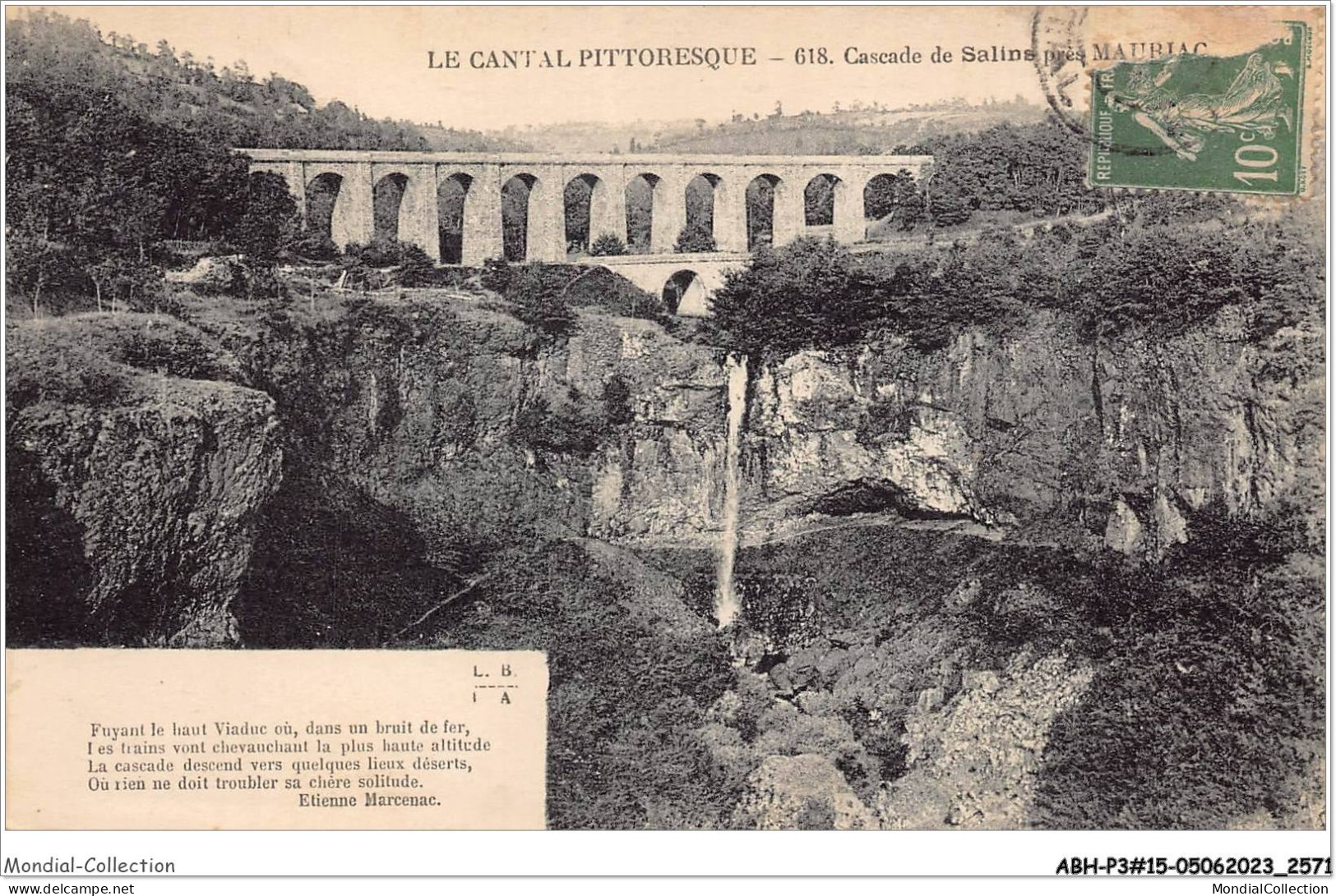 ABHP3-15-0200 - Le Cantal Pittoresque - Cascade De Salins - Prés MAURIAC - Mauriac
