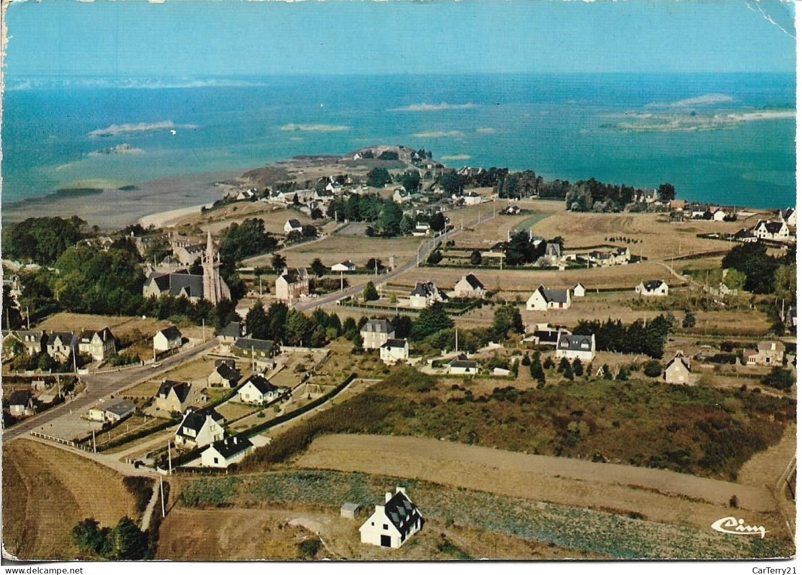 22. SAINT JACUT DE LA MER. VUE GENERALE AERIENNE. 1980. - Saint-Jacut-de-la-Mer