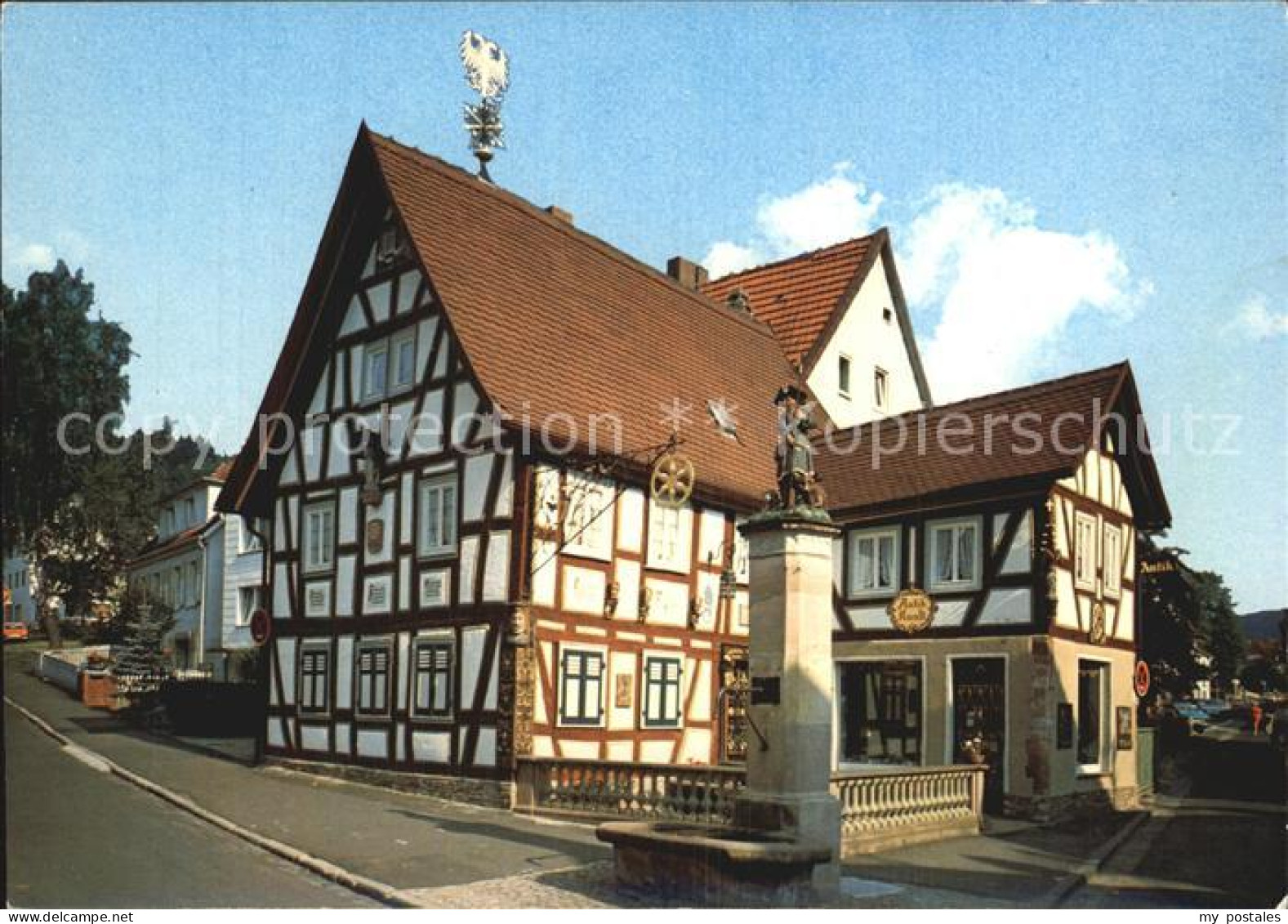 72583182 Bad Orb Wendelinusbrunnen Fachwerkhaus Kurstadt Im Spessart Bad Orb - Bad Orb