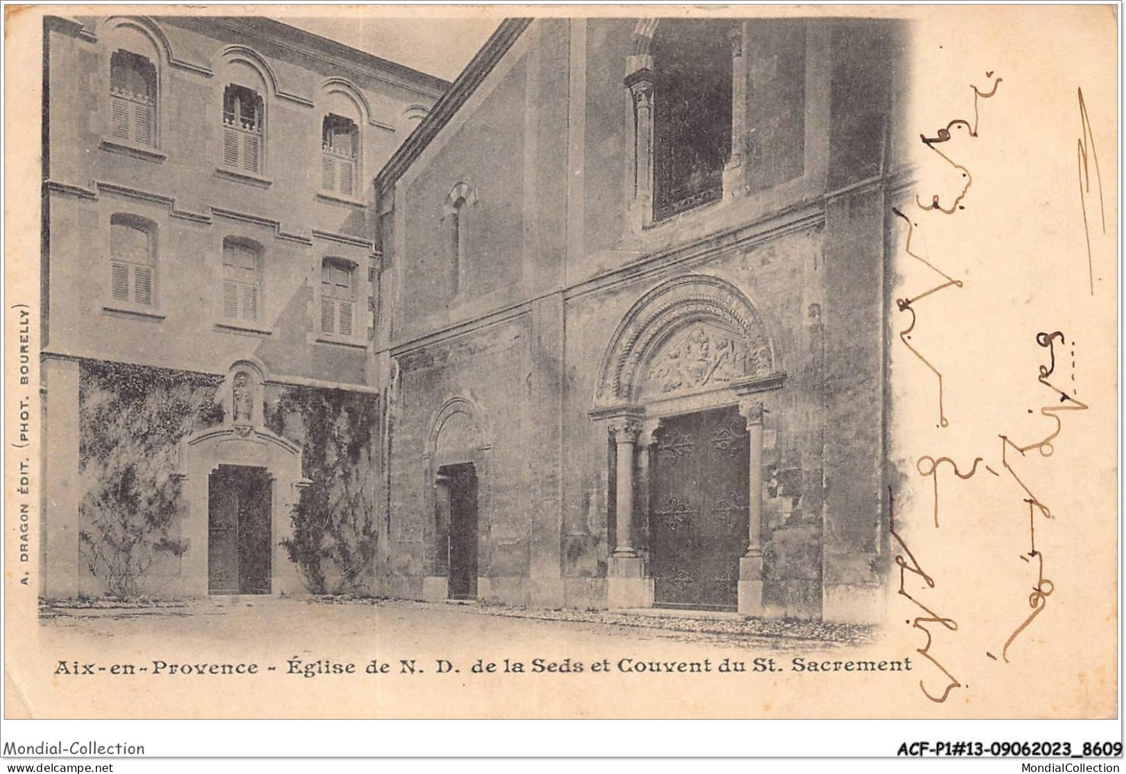 ACFP1-13-0022 - AIX EN PROVENCE - Eglise N D De La Seds Et Couvent Du St Sacrement  - Aix En Provence