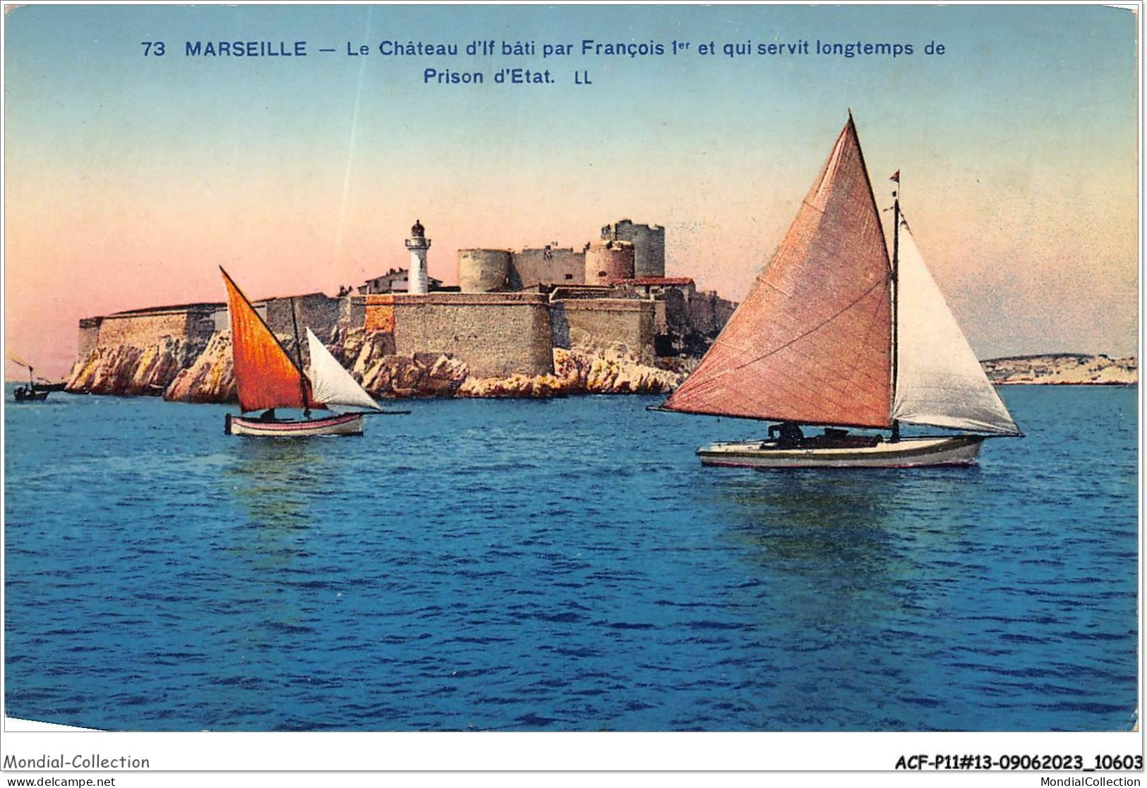 ACFP11-13-1021 - MARSEILLE - Chateau D'If  - Château D'If, Frioul, Islands...