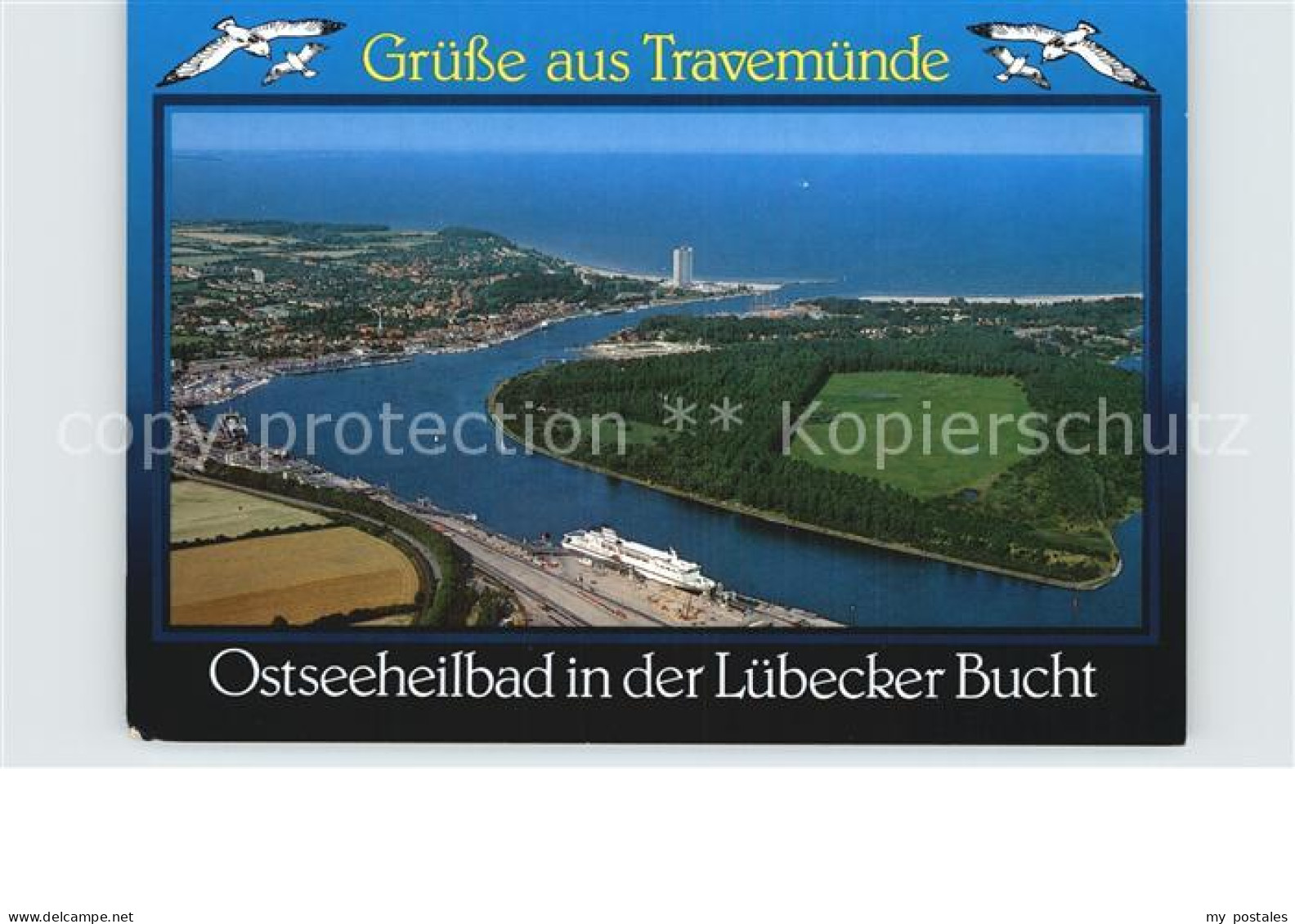72583029 Travemuende Ostseebad Ostseeheilbad In Der Luebecker Bucht Fliegeraufna - Luebeck