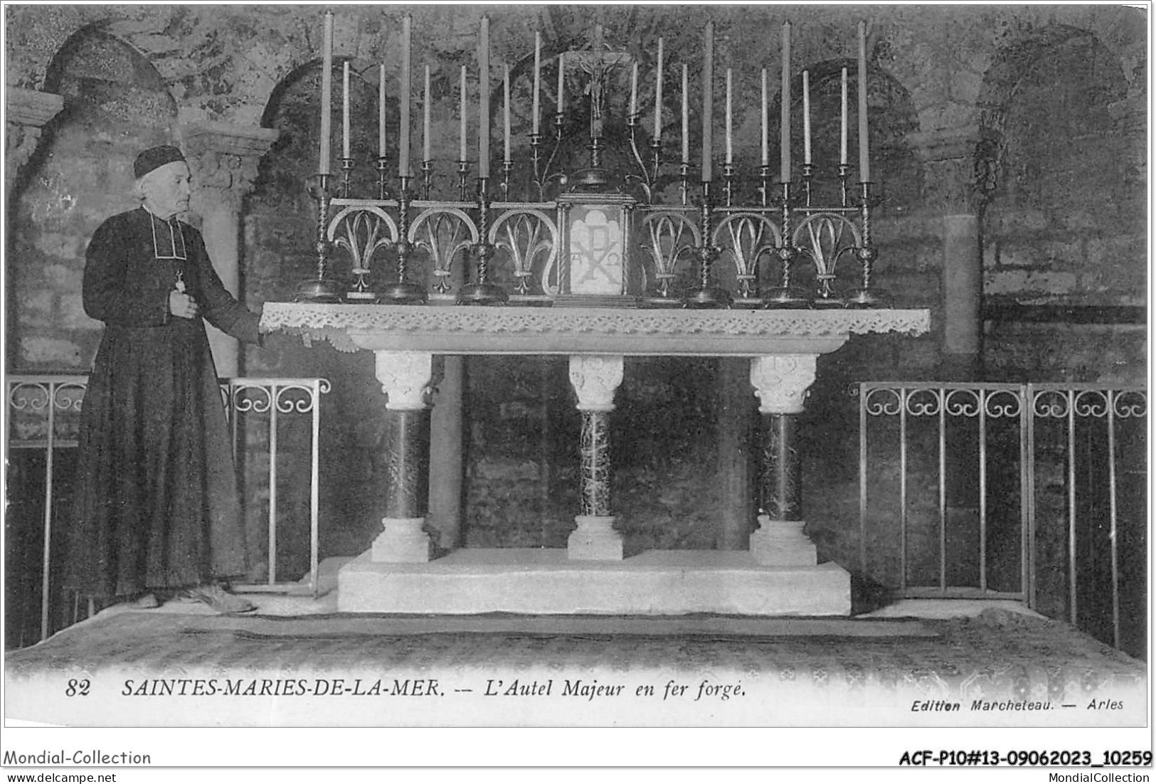 ACFP10-13-0849 - LES SAINTES MARIES DE MER - L'autel Majeur En Fer Forgé - Saintes Maries De La Mer
