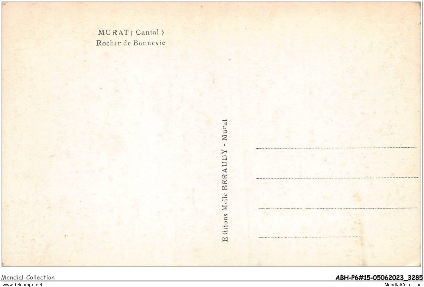 ABHP6-15-0557 - MURAT - Rocher De Bonnevie - Murat