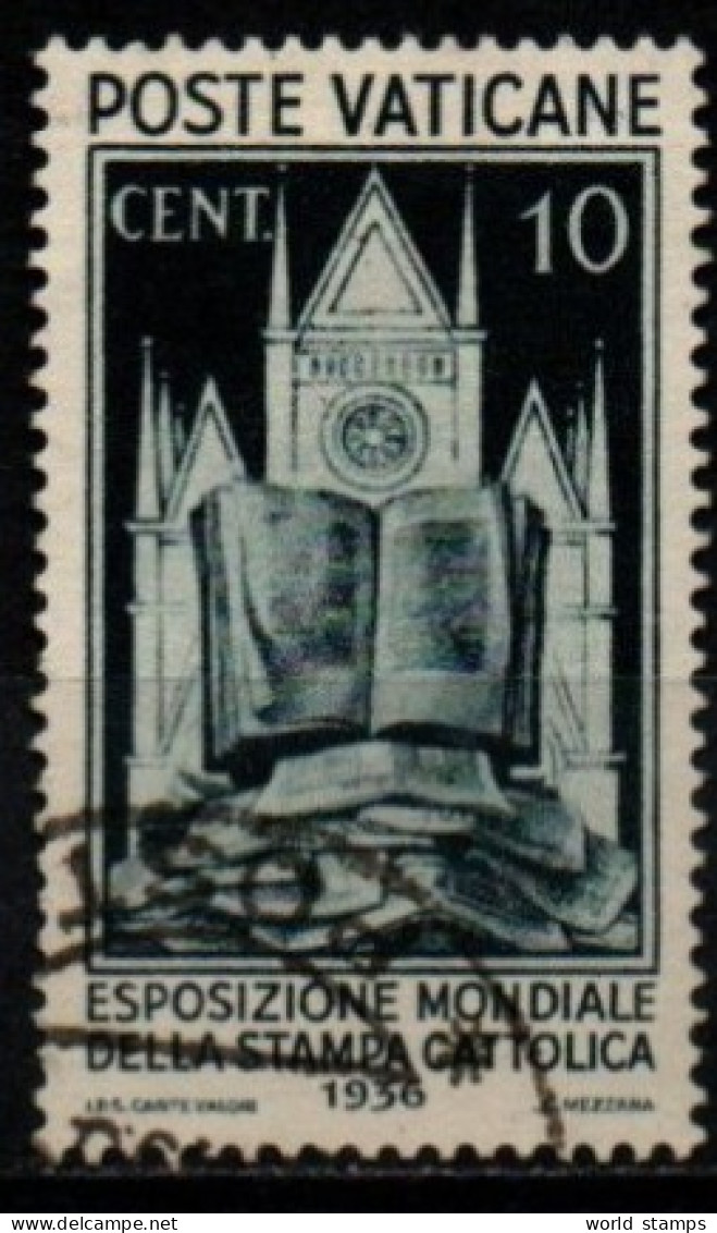 VATICAN 1936 O - Used Stamps