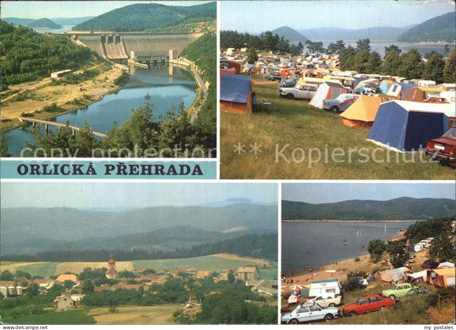 72582990 Orlicka Prehrada Postavena V Letech Plocha Jezera Hraz Popeliky Kluceni - Tschechische Republik