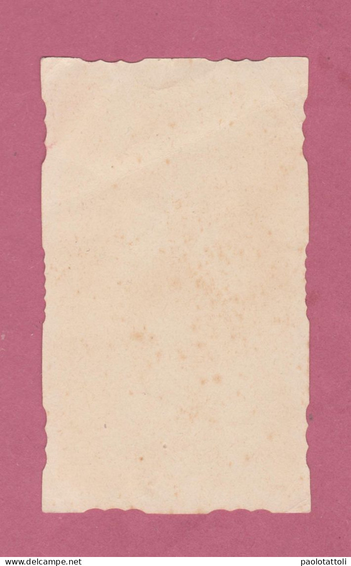 Santino, Holy Card- Cuore Di Gesù- Ed. Enrico Bertarelli N° 178- Dim. 100x 60mm - Images Religieuses