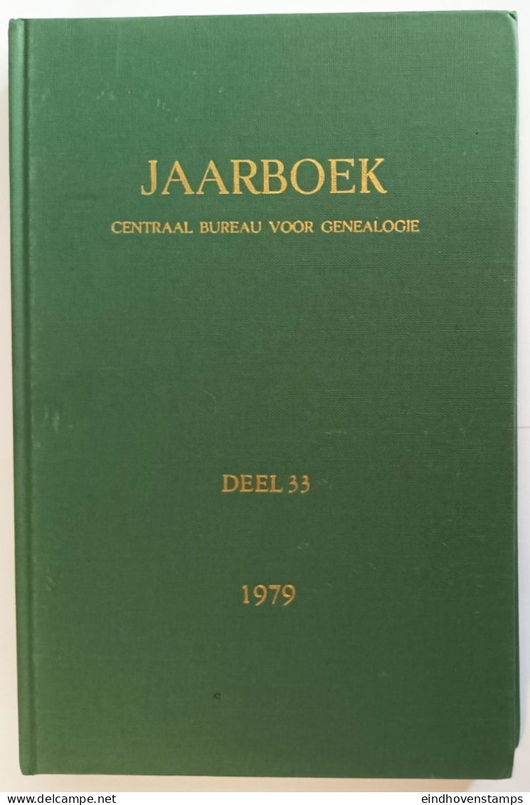 Jaarboek 1979 Centraal Bureau Voor Genealogie, Deel 33 - Andere & Zonder Classificatie