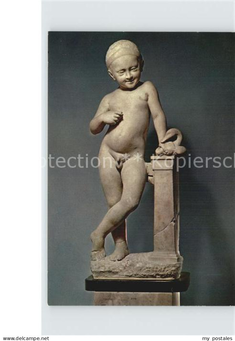 72582700 Athen Griechenland Archaeologisches Museum Statue  - Griechenland