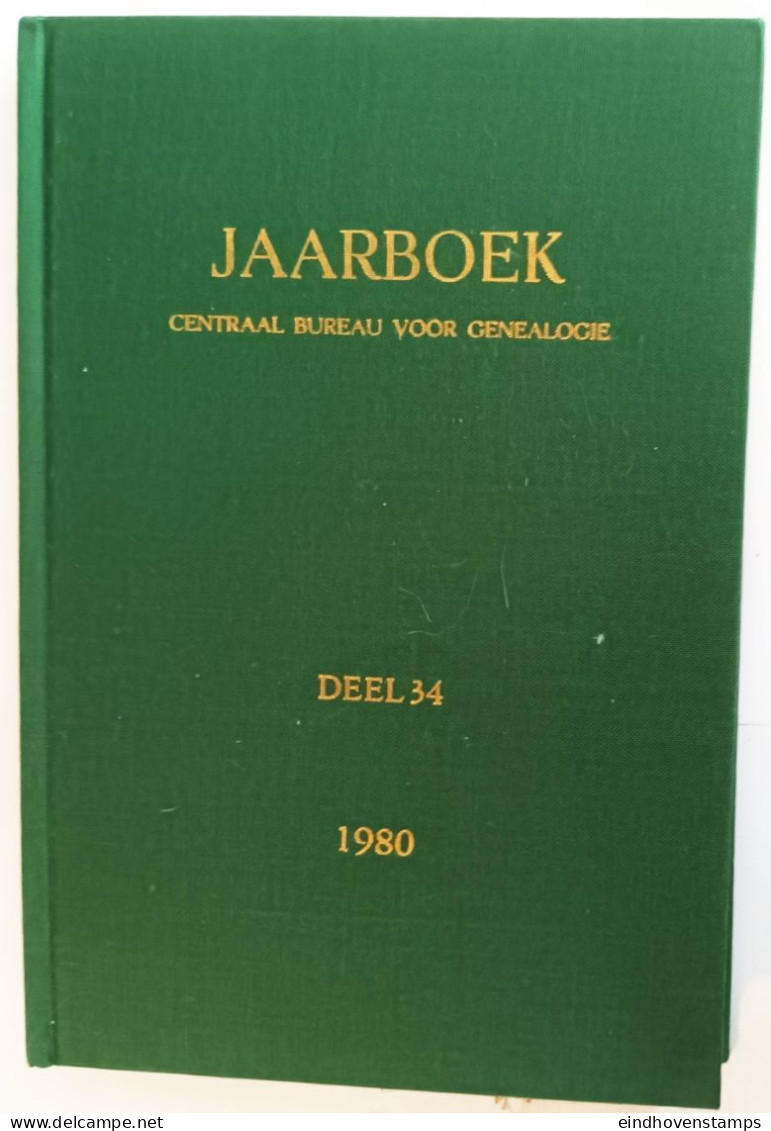 Jaarboek 1980 Centraal Bureau Voor Genealogie, Deel 34 - Other & Unclassified