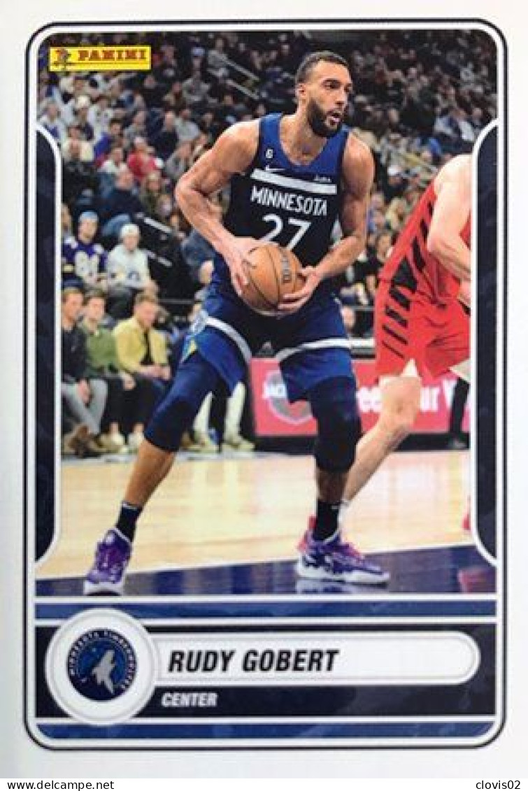 C32 Rudy Gobert - Minnesota Timberwolves - Panini NBA Carte Basketball 2023-2024 - Andere & Zonder Classificatie