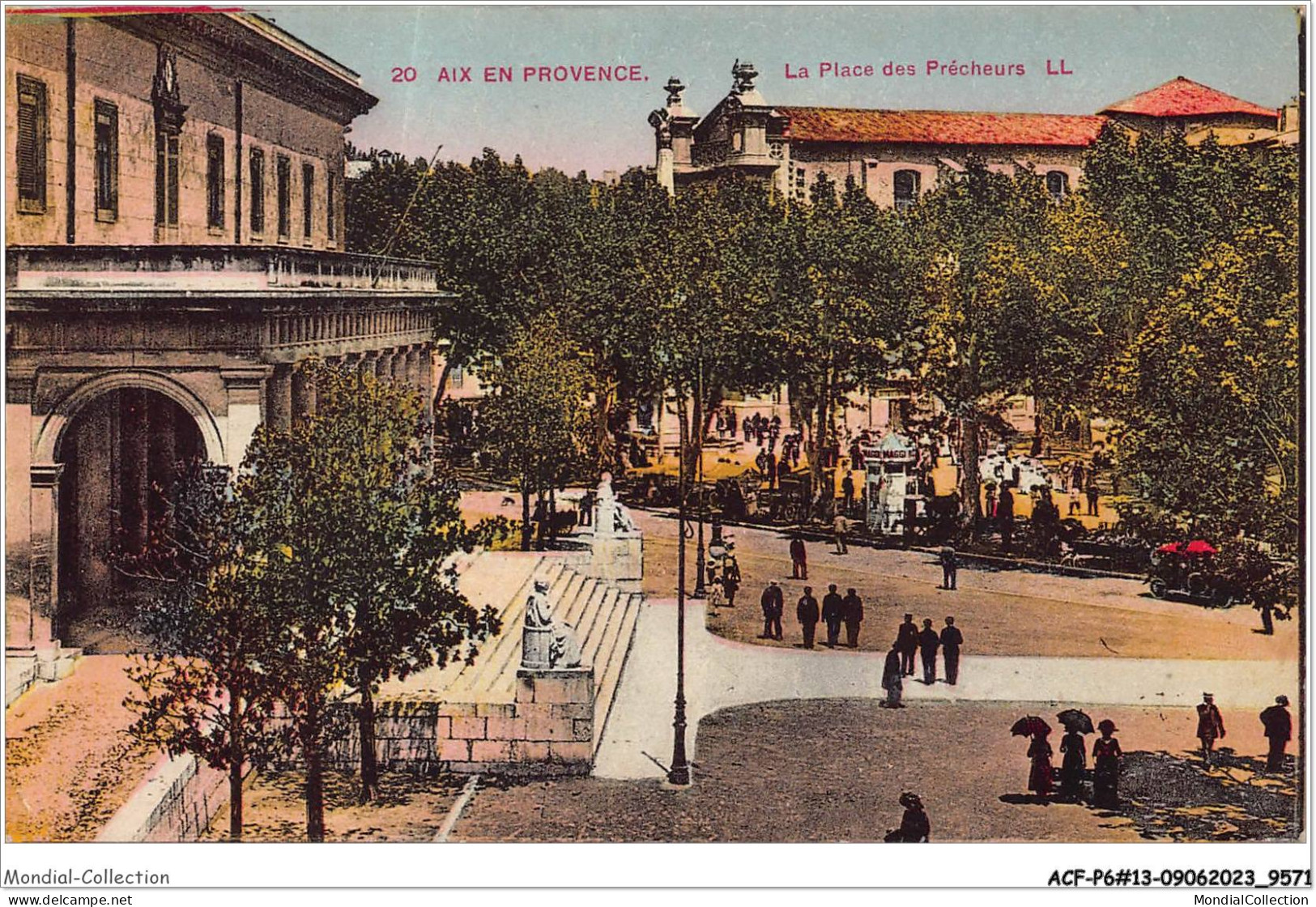 ACFP6-13-0503 - AIX EN PROVENCE - La Place Des Précheurs  - Aix En Provence