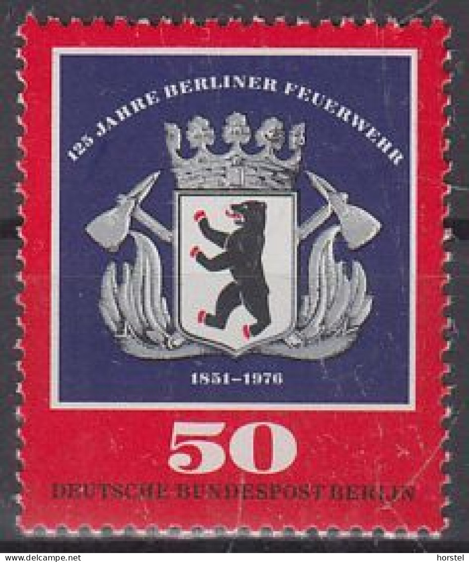 Berlin Mi.Nr.523 - 125 Jahre Berliner Feuerwehr - Unused Stamps