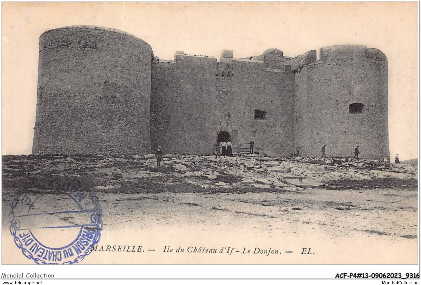 ACFP4-13-0375 - MARSEILLE - Ile Du Chateau D'If - Le Donjon  - Château D'If, Frioul, Iles ...