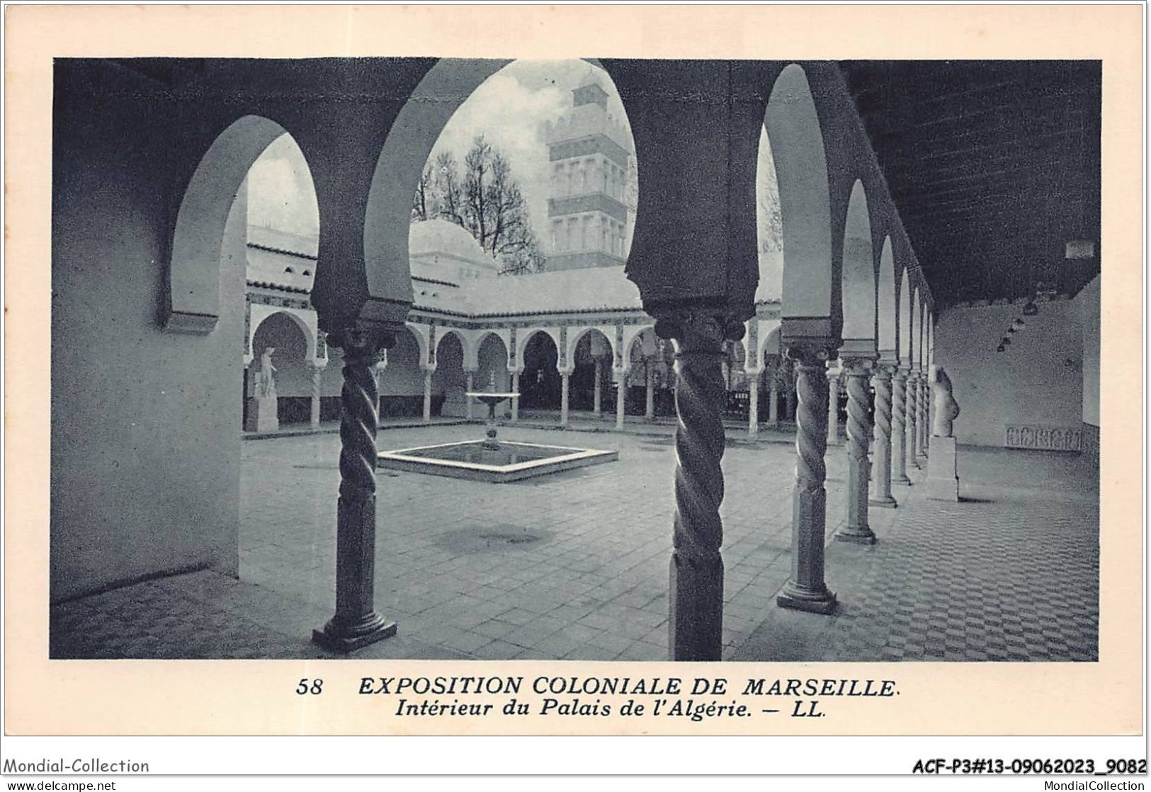 ACFP3-13-0258 - MARSEILLE - Interieure Du Palais De L'algerie  - Mostre Coloniali 1906 – 1922