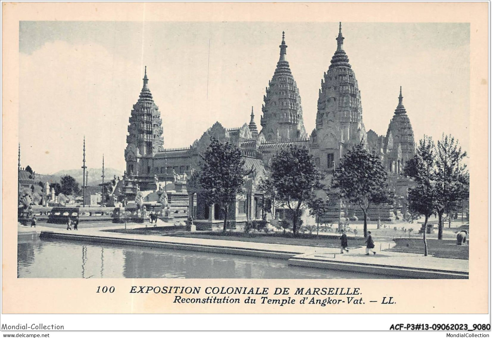 ACFP3-13-0257 - MARSEILLE - Reconstitution Du Temple D'angkor Vat - Expositions Coloniales 1906 - 1922