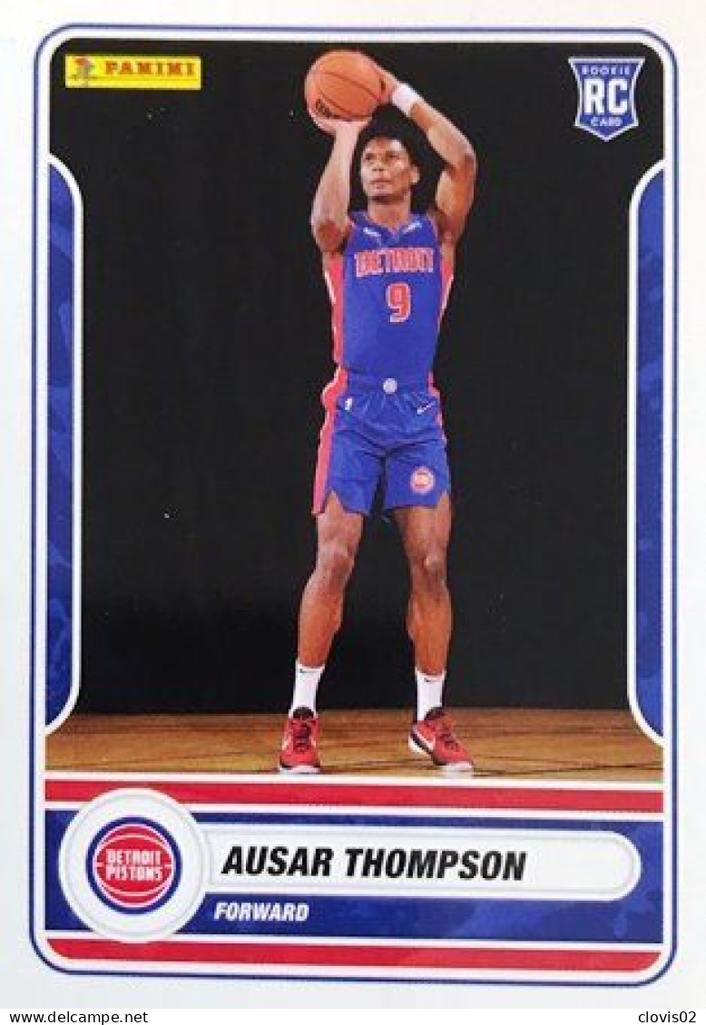C75 Ausar Thompson - Detroit Pistons RC - Panini NBA Carte Basketball 2023-2024 - Sonstige & Ohne Zuordnung