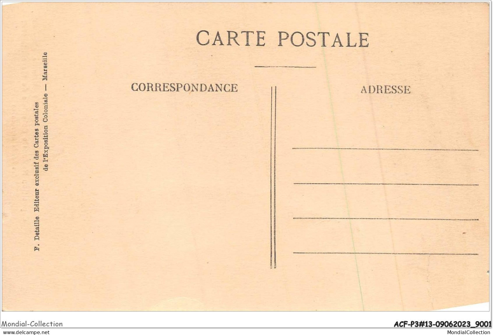 ACFP3-13-0217 - MARSEILLE - Les Souks MAROCAINS MAROC - Expositions Coloniales 1906 - 1922