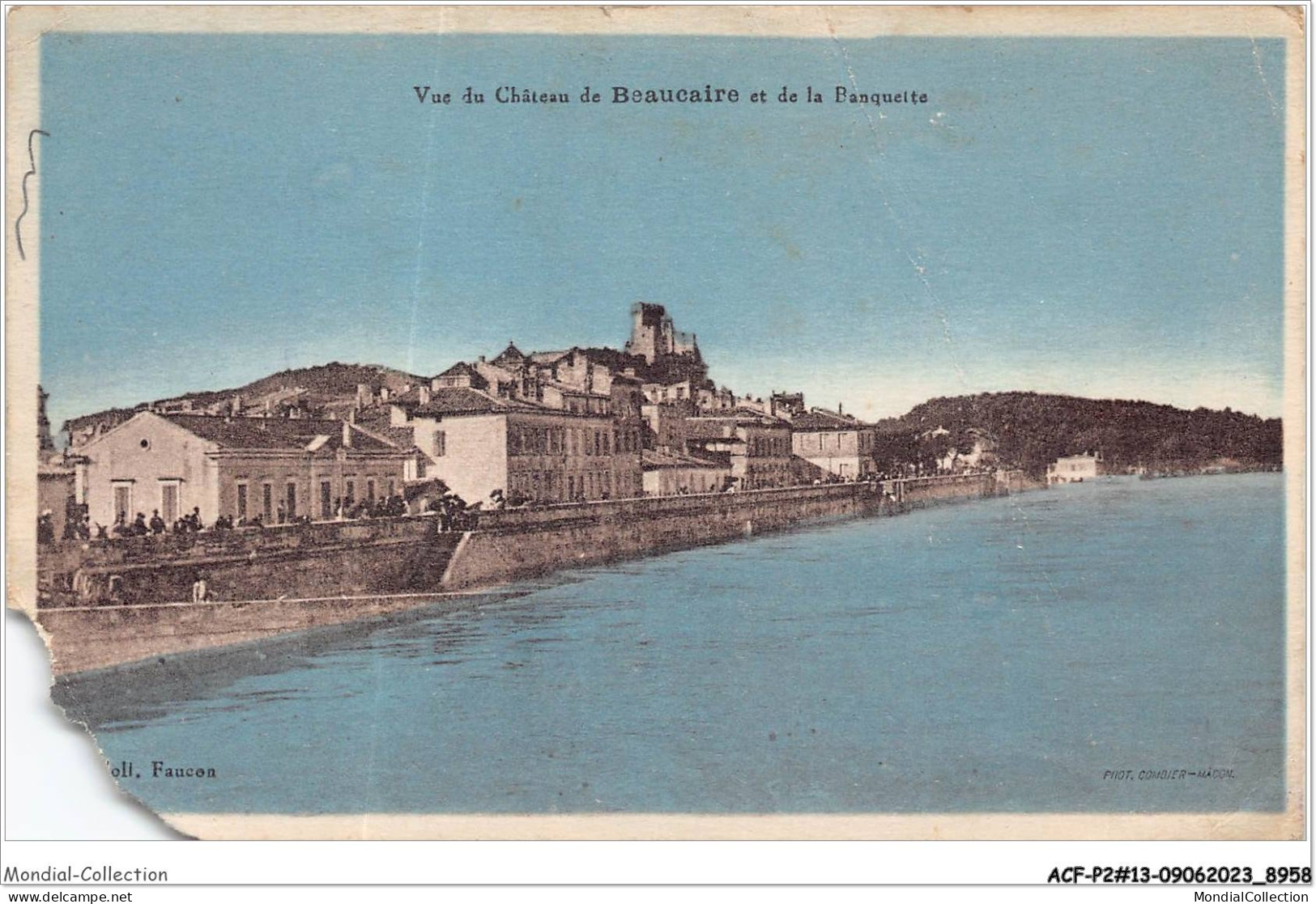 ACFP2-13-0196 - BEAUCAIRE - Le Chateau Et La Banquette  - Autres & Non Classés