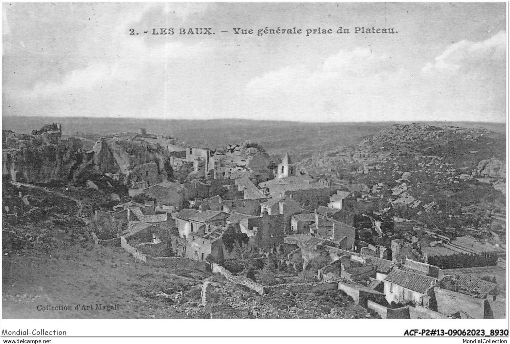 ACFP2-13-0182 - LES BAUX - Vue Générale Prise Du Plateau  - Les-Baux-de-Provence