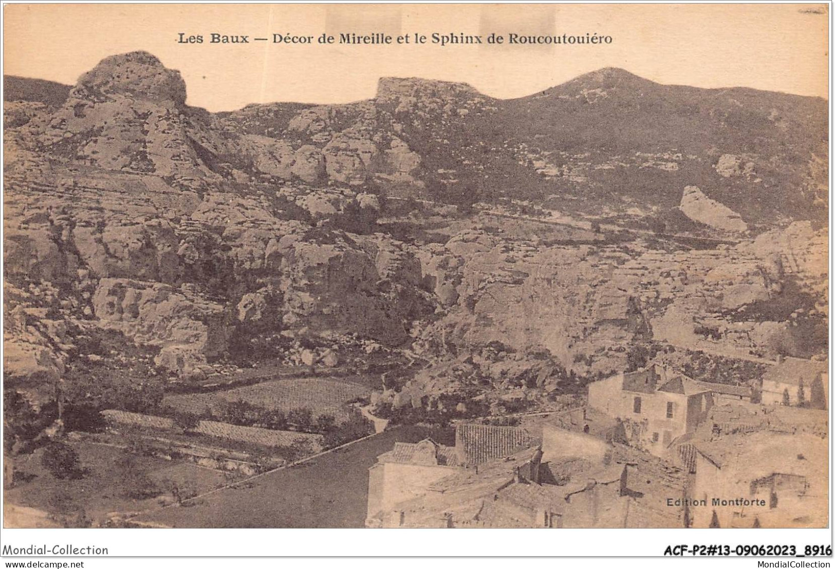 ACFP2-13-0175 - LES BAUX - Décor De Mireille Et Le Sphinx De Roucoutouiéro - Les-Baux-de-Provence