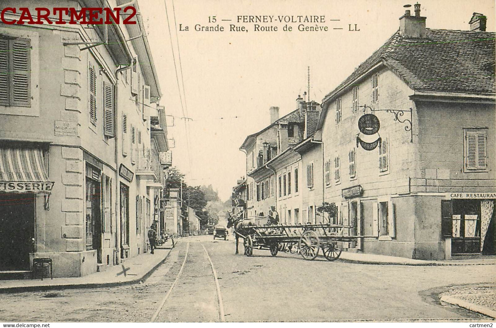 FERNEY-VOLTAIRE LA GRANDE RUE ROUTE DE GENEVE 01 AIN - Ferney-Voltaire