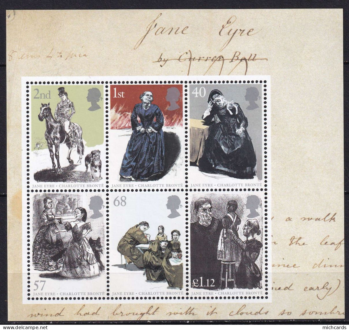 191 GRANDE BRETAGNE 2005 - Y&T BF 28 - Litterature Jane Eyre Roman - Neuf ** (MNH) Sans Charniere - Neufs