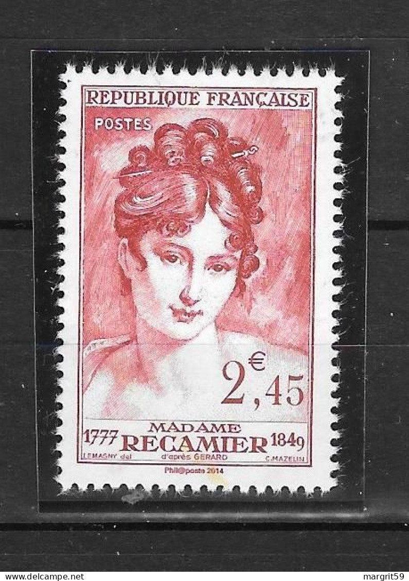 Les Trésors De La Philatélie 2014 - Madame Récamier - 2,45 Rot - Used Stamps