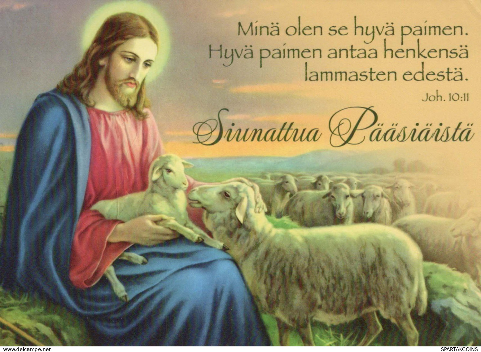 JESUS CHRISTUS Religion Vintage Ansichtskarte Postkarte CPSM #PBQ032.A - Jesus