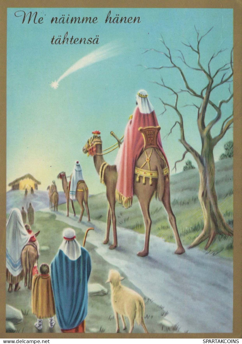 SAINT Gesù Bambino Cristianesimo Religione Vintage Cartolina CPSM #PBP849.A - Autres & Non Classés