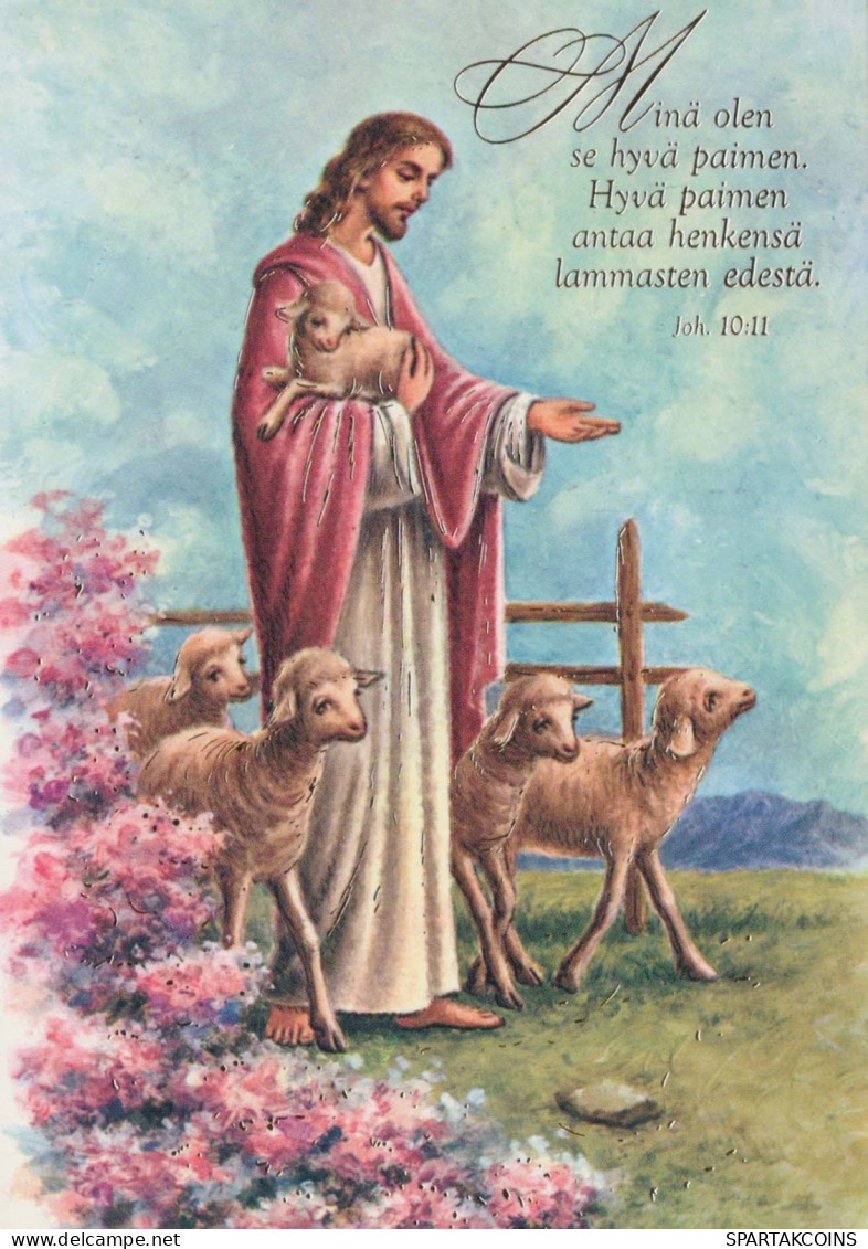 JESUS CHRIST Christianity Religion Vintage Postcard CPSM #PBP772.A - Jesus