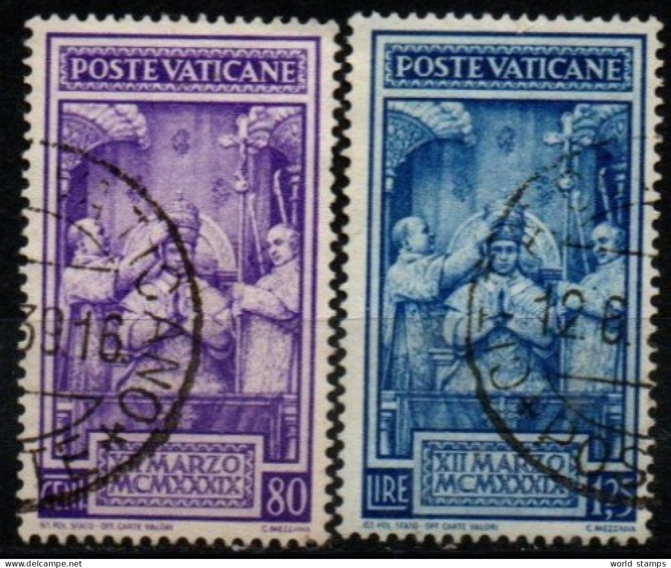 VATICAN 1939 O - Used Stamps