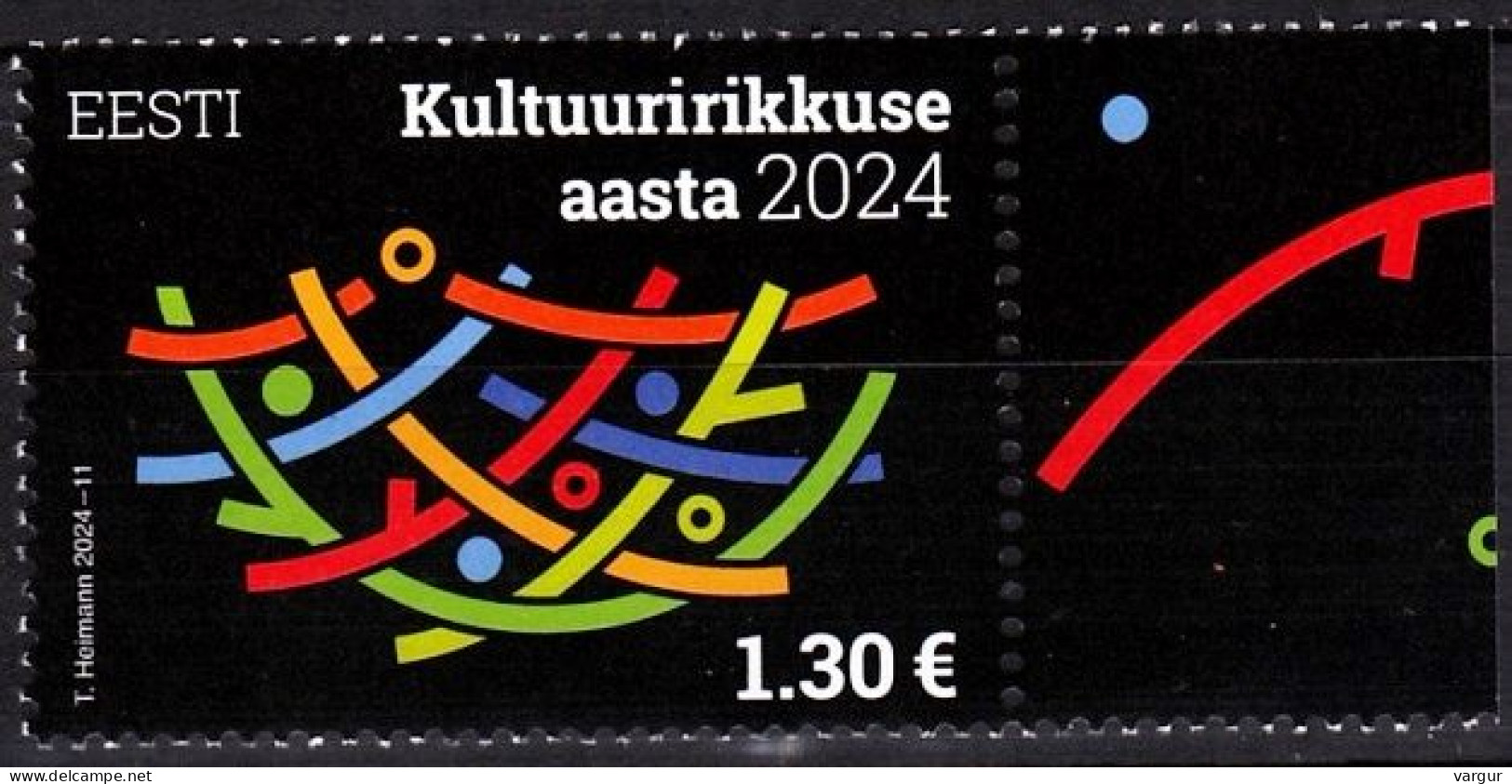 ESTONIA 2024-09 Cultural Diversity Year. Birds Nest, MNH - Sonstige & Ohne Zuordnung