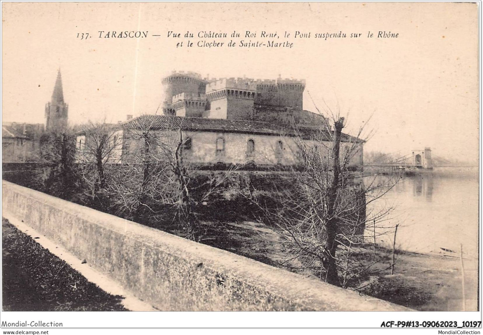 ACFP9-13-0818 - TARASCON - Vue Du Chateau Du Roi René - Tarascon