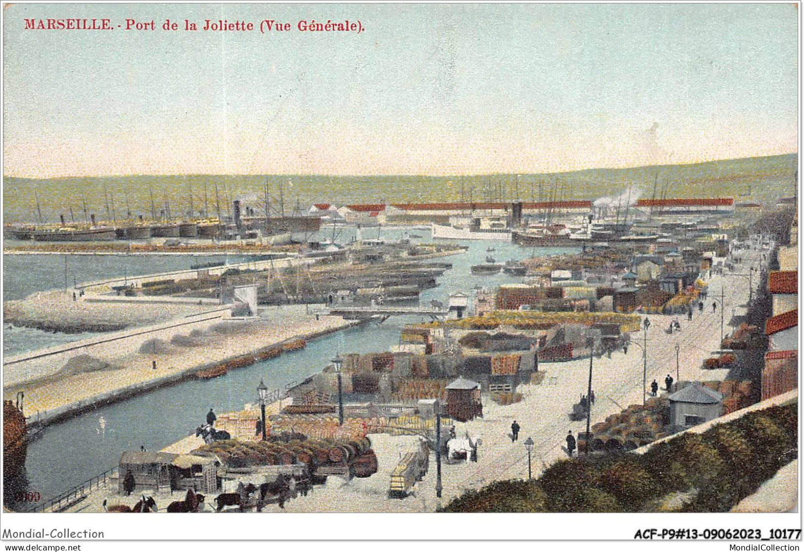 ACFP9-13-0808 - MARSEILLE - Port De La Joliette - Vue Générale  - Joliette, Zone Portuaire