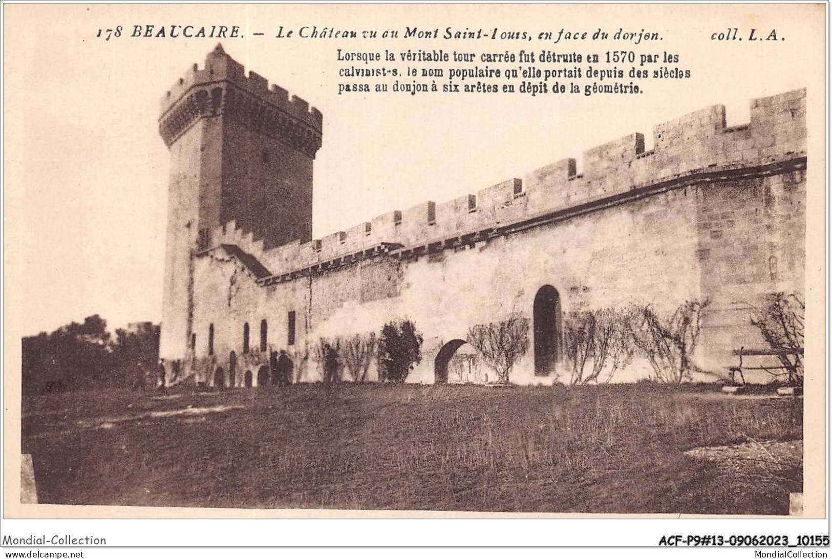 ACFP9-13-0797 - BEAUCAIRE - La Chateau Ou Mont Saint Louis  - Autres & Non Classés