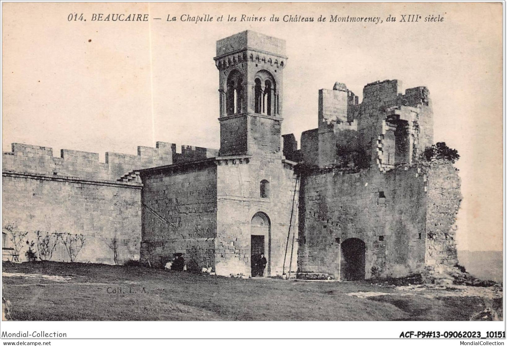 ACFP9-13-0795 - BEAUCAIRE - La Chapelle Et Les Ruines Du Chateau De Montmorency - Autres & Non Classés