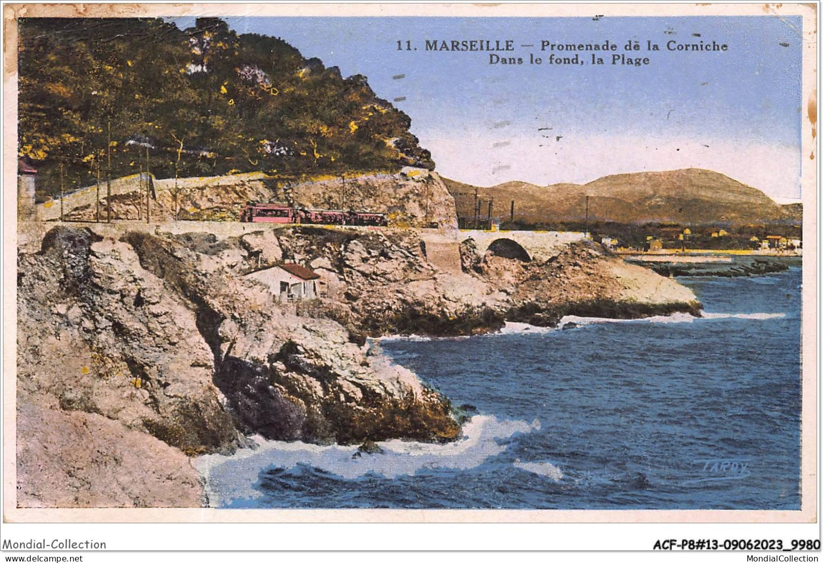 ACFP8-13-0709 - MARSEILLE - Promenade De La Corniche  TRAMWAY - Endoume, Roucas, Corniche, Beaches