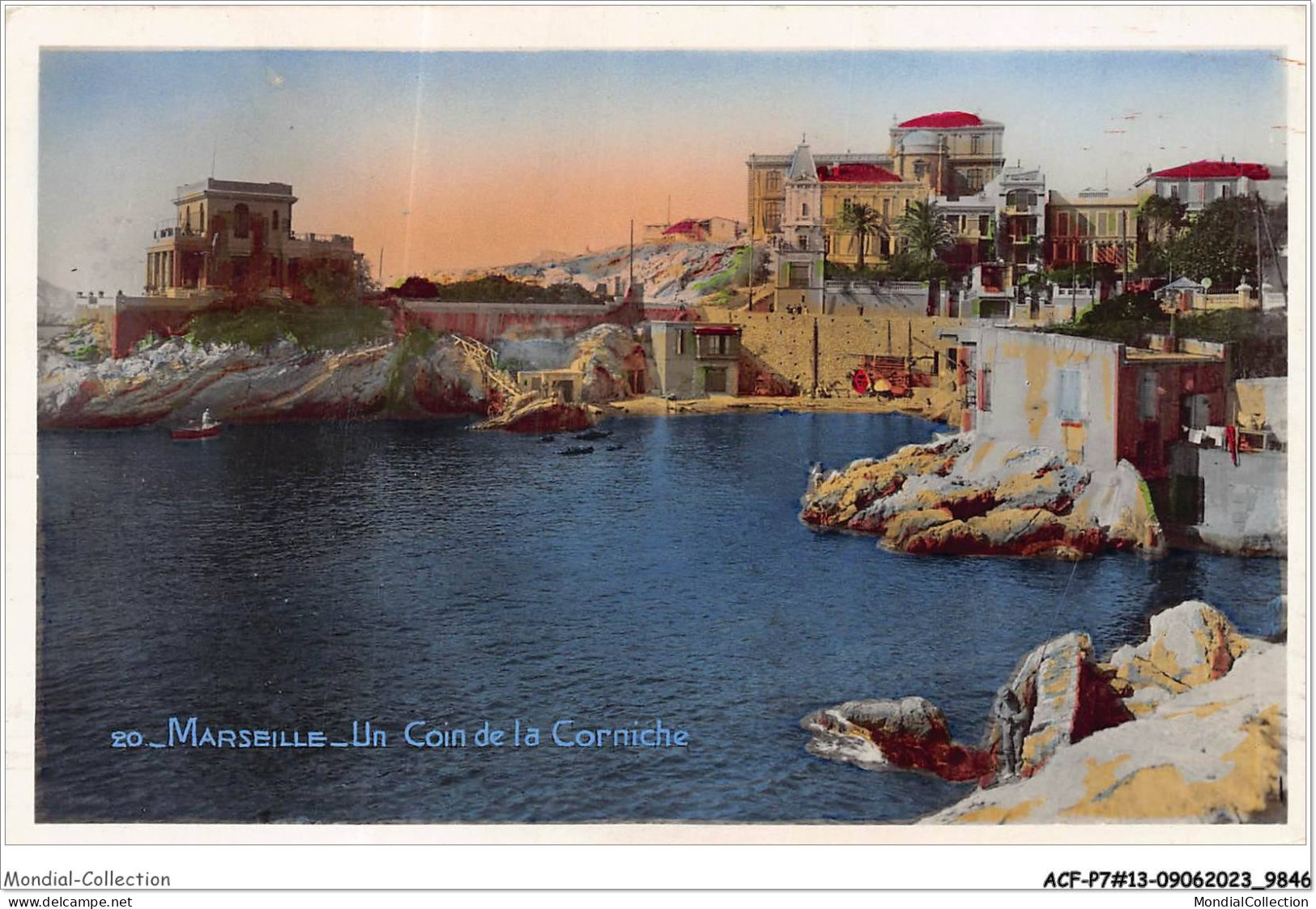 ACFP7-13-0641 - MARSEILLE - Un Coin De La Corniche  - Endoume, Roucas, Corniche, Stranden