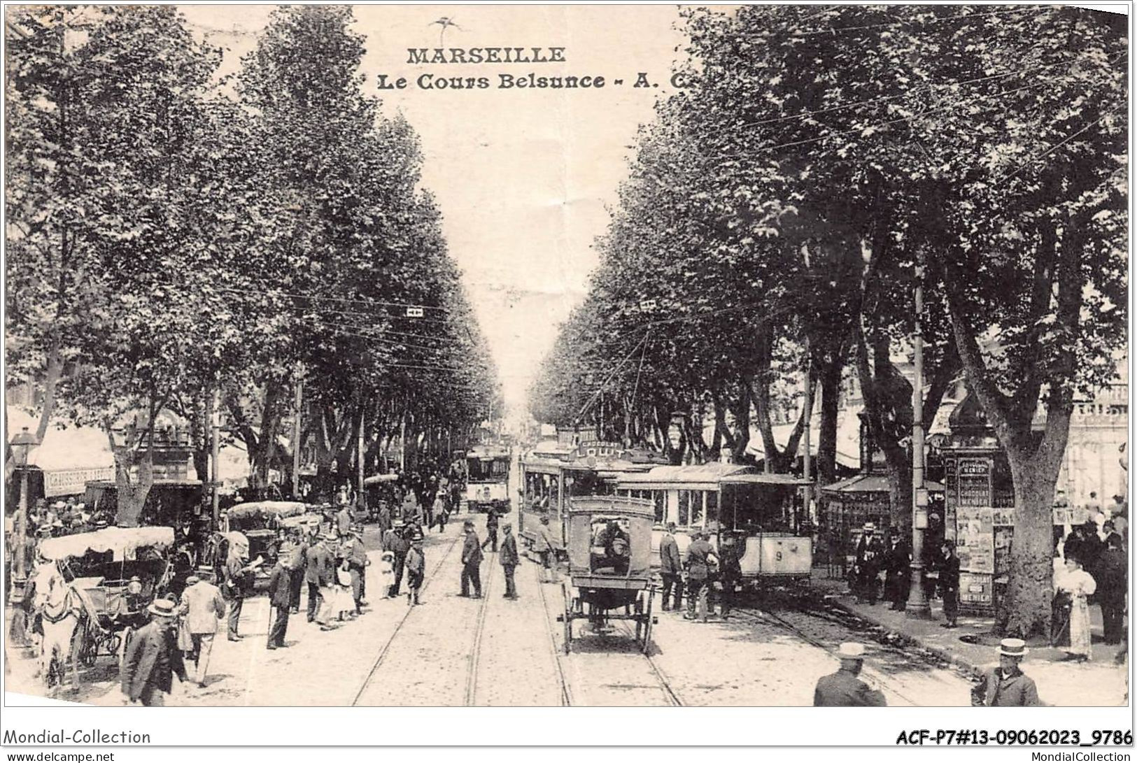 ACFP7-13-0611 - MARSEILLE - Le Cours Belsunce  TRAMWAY - Non Classés
